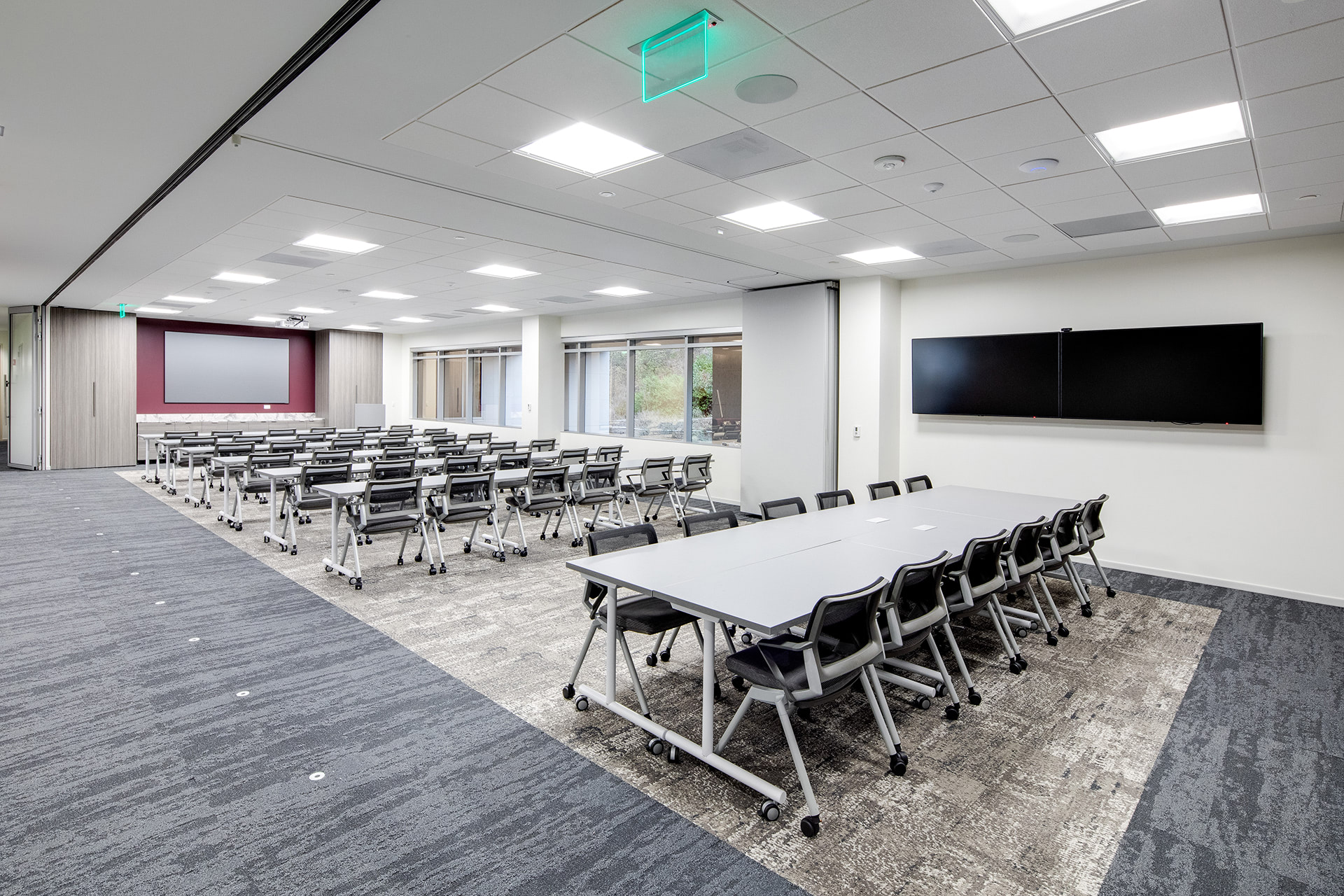 American Assets Trust expandable conference and training area | AVI Systems